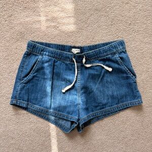 Roxy Dark Blue Jean Shorts